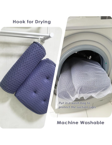 Almohada de Baño AEROiVi de Malla Espaciadora - Soporte Cabeza y Cuello