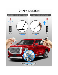 Pintura de Retoque Metálica Roja Chili Buick 12.1 ml 2