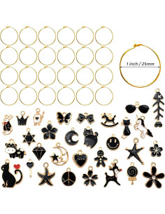 30 Piezas Encantos de Vidrio para Copas de Vino Macepason 2