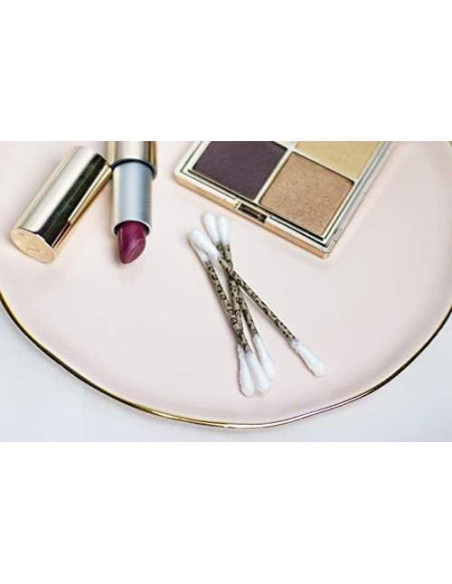 Hisopos de Papel Swisspers Leopard - 300 Unidades - Algodón Suave