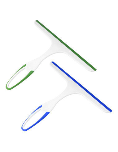 Limpiaparabrisas de Ducha HexinYigjly 2 Pcs 25 cm Azul Verde