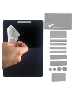 Cubierta de Webcam Gecko - Protección Privacidad Gris - 7 Tamaños