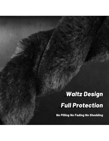 Funda de Volante KAFEEK de Piel de Oveja 38 cm Antideslizante