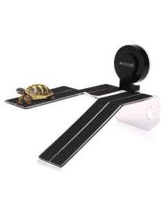 Plataforma de Solarium para Tortugas AIICIOO - Acrílico 20x12cm