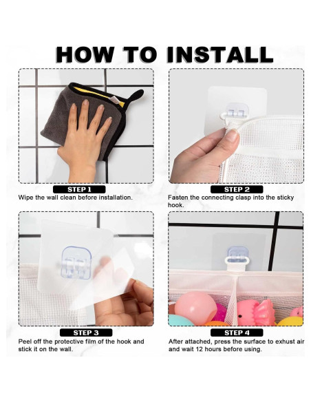 Organizador de Juguetes de Baño Austion Malla 2 Compartimentos