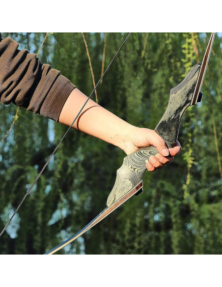 Arco Recurvo Desmontable TOPARCHERY RM 30lbs con 6 Flechas