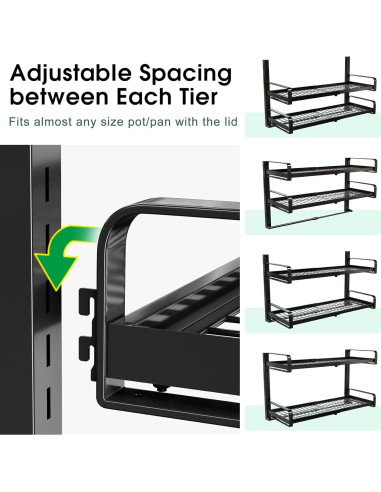 Estante Colgante PXRACK Expandible 48.3-76.2 cm 2 Niveles