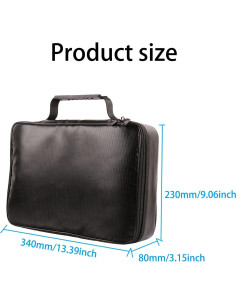 Bolsa de Documentos a Prueba de Fuego IANDAIROK 34x24cm 2