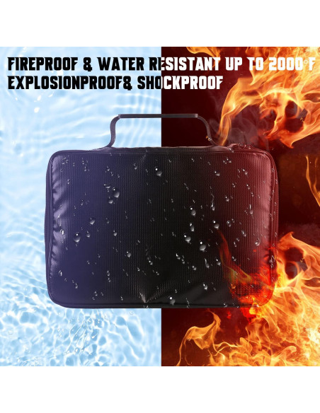 Bolsa de Documentos a Prueba de Fuego IANDAIROK 34x24cm