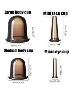 Juego de Ventosas de Silicona Orgánica Genkigold - 4 Piezas 2