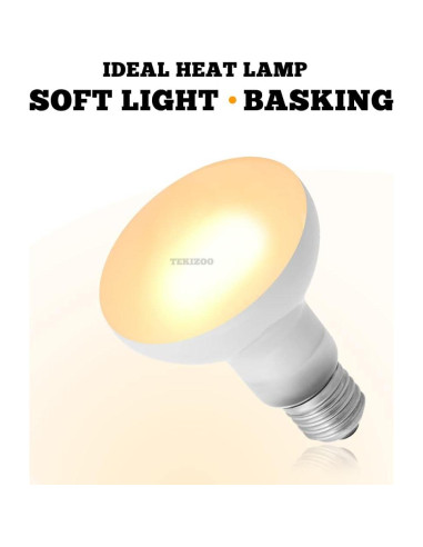 Lámpara de Calor UVA TEKIZOO 50W para Reptiles y Anfibios