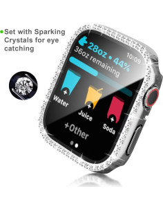 Funda Protectora Cuteey con Protector de Pantalla para Apple Watch 40mm 2