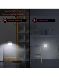 Luz Nocturna LED con Sensor de Movimiento LOFICOPER 3 Piezas 2