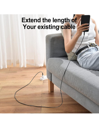 Cable de Extensión USB C 3.2 100W 1FT 4K 60Hz Thsucords