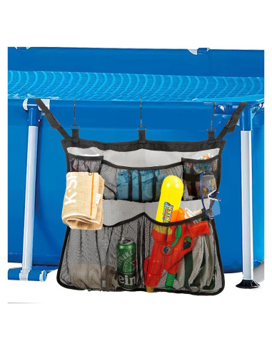 Bolsa de Almacenamiento para Piscina MKYSZLT 61x53cm Negra