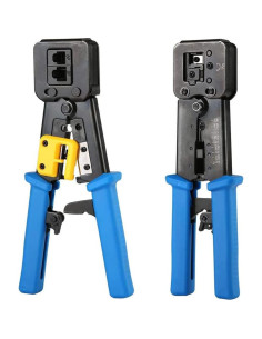 Crimpadora Ethernet LSLANSOON RJ45 Cat6 Cat5e con 102 Piezas 2