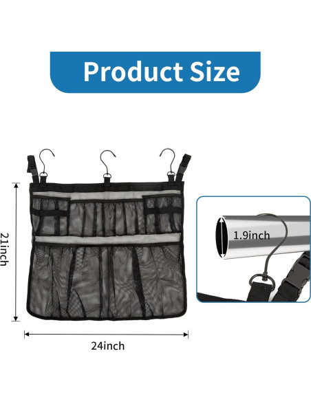 Bolsa de Almacenamiento para Piscina MKYSZLT 61x53cm Negra