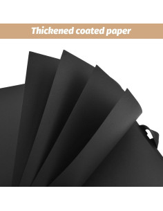 Álbum de Recortes GOTIDEAL 17.78x17.78cm 40 Páginas Negro 2