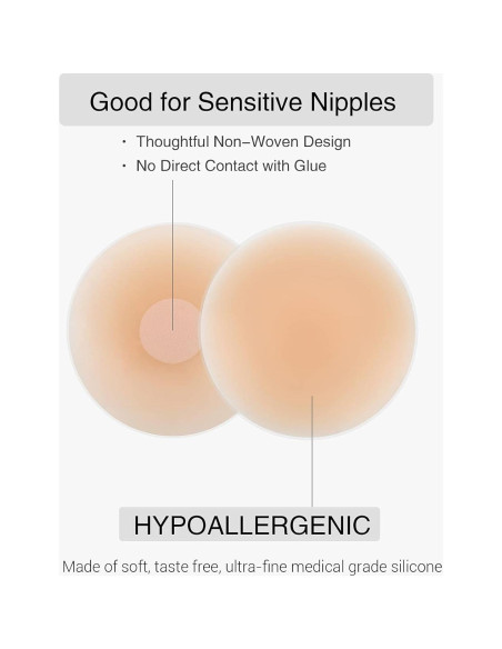 Cubrepezones Reutilizables VOCH GALA Silicona Hipoalergénica