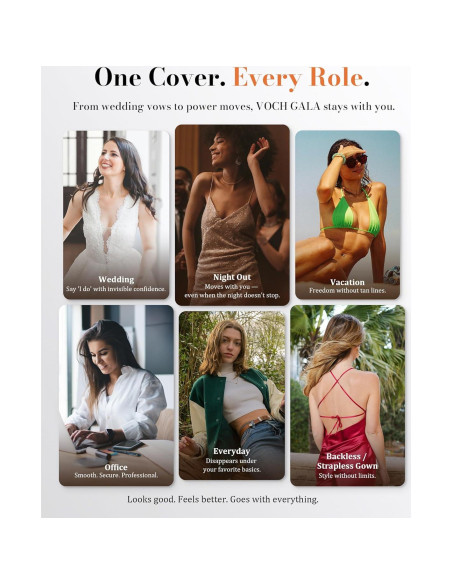 Cubrepezones Reutilizables VOCH GALA Silicona Hipoalergénica