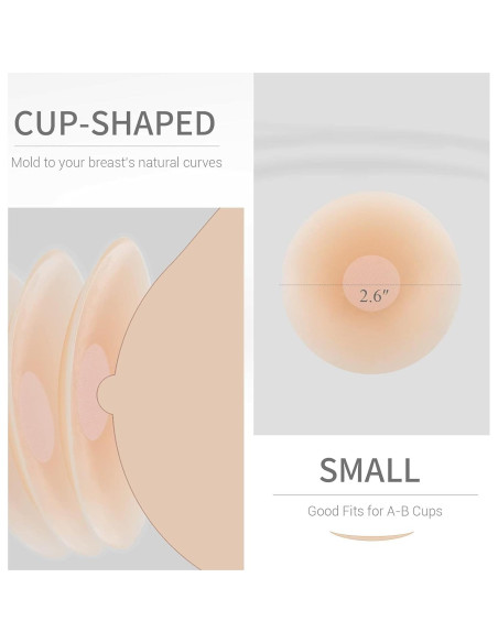 Cubrepezones Reutilizables VOCH GALA Silicona Hipoalergénica