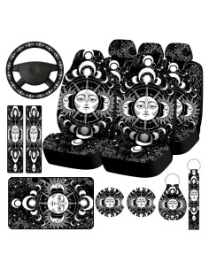 Juego Completo Cubiertas de Asiento de Coche Riakrum - Sol y Luna