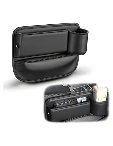 Organizador de Asiento de Coche FASTAGEI Lado Pasajero Cuero
