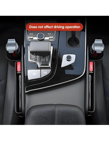 Organizador de Asiento de Coche FASTAGEI Lado Pasajero Cuero