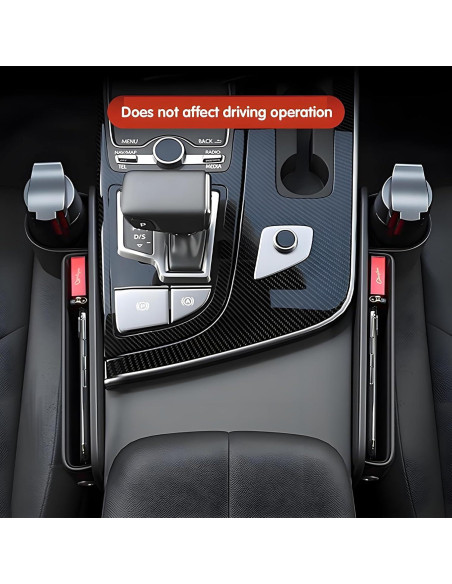 Organizador de Asiento de Coche FASTAGEI Lado Pasajero Cuero