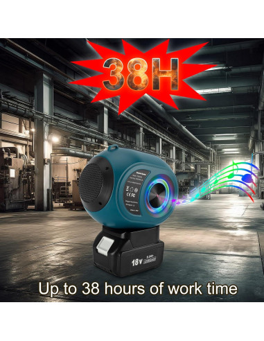 Altavoz Bluetooth Makita YXDZ-009 30W 38h Batería 18V LXT