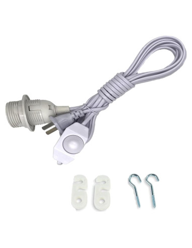 Kit de Luz Colgante Mocomfor 4.57m con Interruptor Regulador Blanco