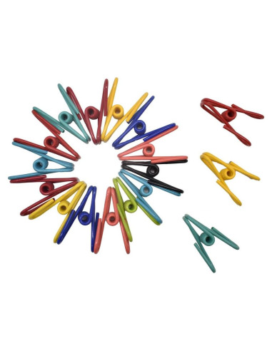 Paquete de 50 Clips Utilitarios Renashed Multicolor 5.6 cm
