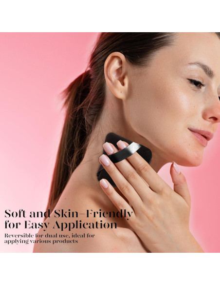 Esponjas de Maquillaje BEAKEY 12pcs Triangulares Ultra Suaves