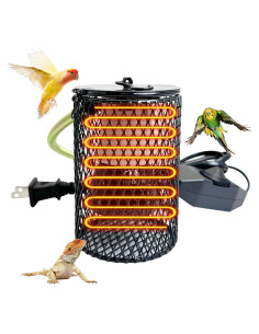 Bombilla de Calor Cerámica Hamiledyi 0-100W Ajustable para Reptiles