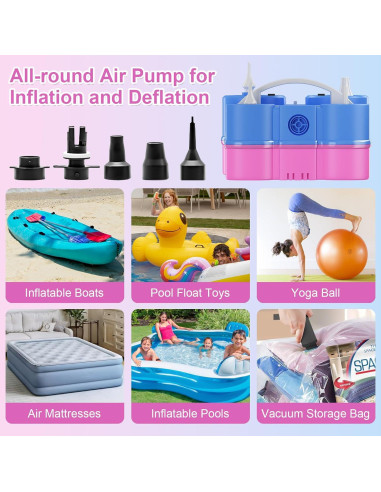 Bomba de aire eléctrica Dagelar 3-en-1 para globos 110V