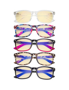 Eyekepper 5 Pares Gafas de Lectura Anti Luz Azul UV400 2