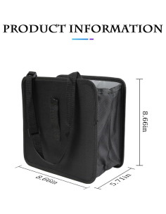 Basurero de Coche Plegable XINLIYA 7 Litros Impermeable 2