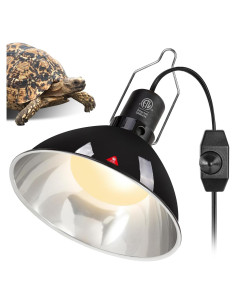 Lámpara de Dome Profundo Regulable REPTI ZOO 21.6 cm UVA UVB