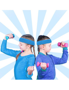 Conjunto de Muñequera y Diademas Neón Bememo para Niños 2