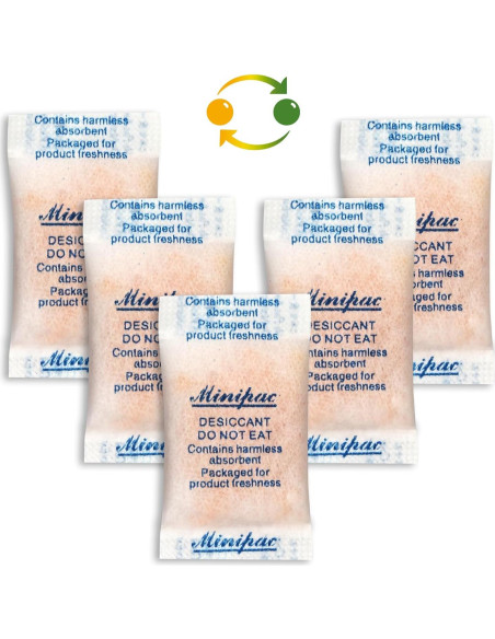 300 Paquetes de Gel de Sílice Deshidratante LotFancy 0.5g