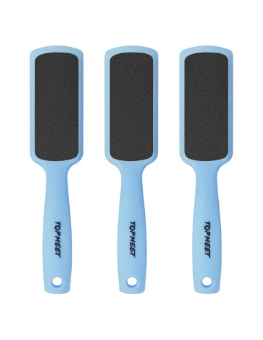 Lima para Pies TOPMEET Doble Cara Azul - Herramienta Profesional