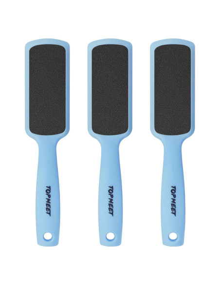 Lima para Pies TOPMEET Doble Cara Azul - Herramienta Profesional