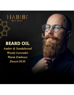 Aceite para Barba H HABIBI - Paquete de 4 Fragancias Naturales 2