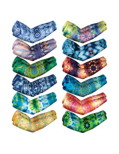 12 Pares Mangas UV para Mujeres y Hombres 53cm - Protección Solar