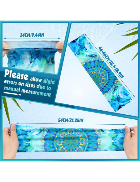 12 Pares Mangas UV para Mujeres y Hombres 53cm - Protección Solar