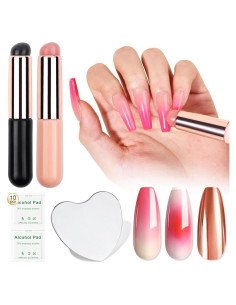 Cepillo de Uñas de Silicona SAVILAND 2PCS para Ombre
