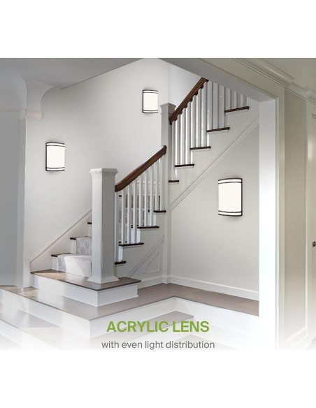 Luz de Pared LED Interior ASD Bronce Aceitado 25.4cm 3000K-5000K