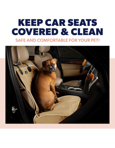 Funda de Asiento de Coche para Perros Active Pets Beige