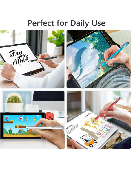 Bolígrafo Táctil 2 en 1 Bargains Depot con 20 Puntas de Goma