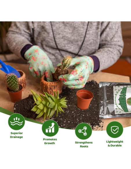 Mezcla de Suelo para Cactus y Suculentas 0.22kg Doter